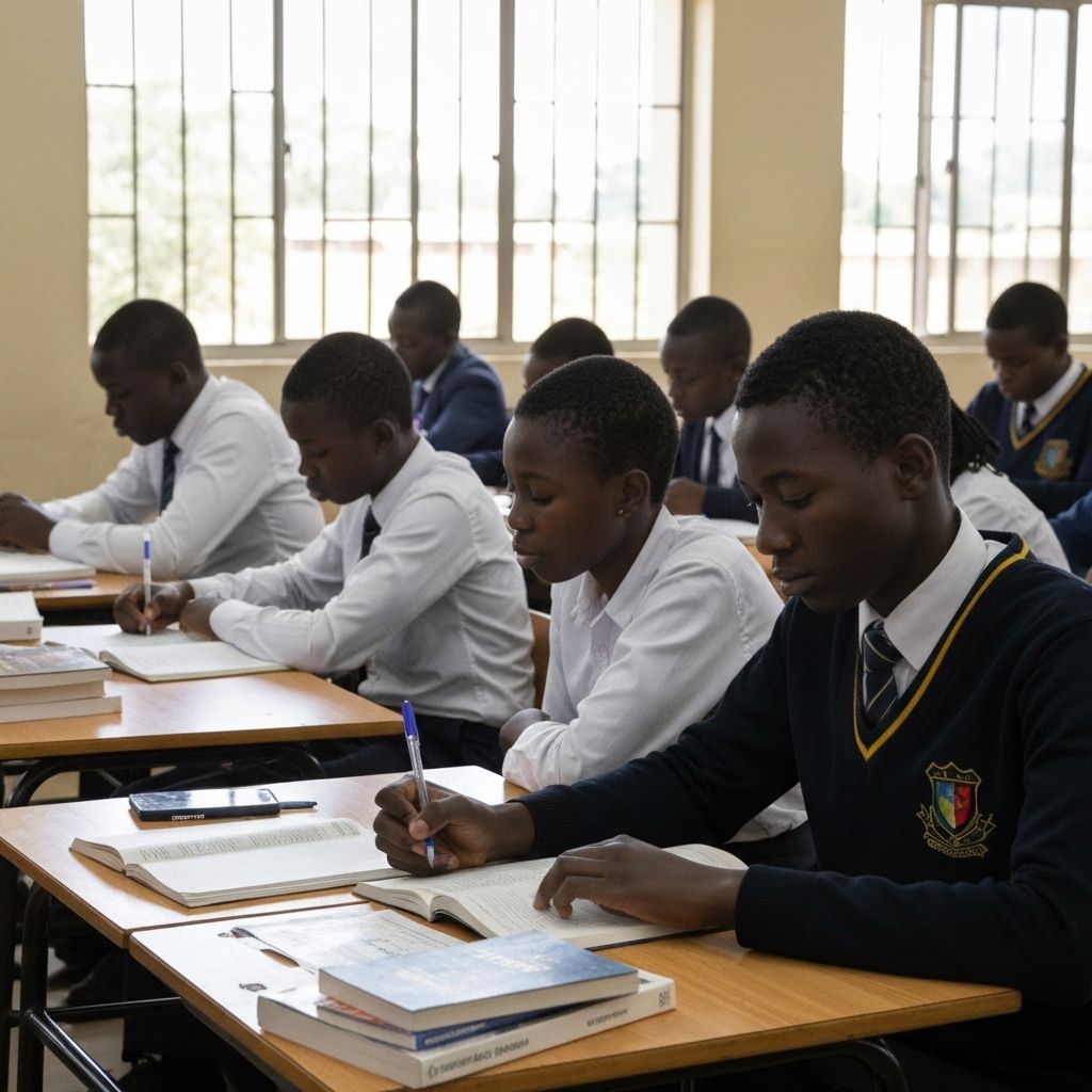 Students competing in EdComrade inter-school competition