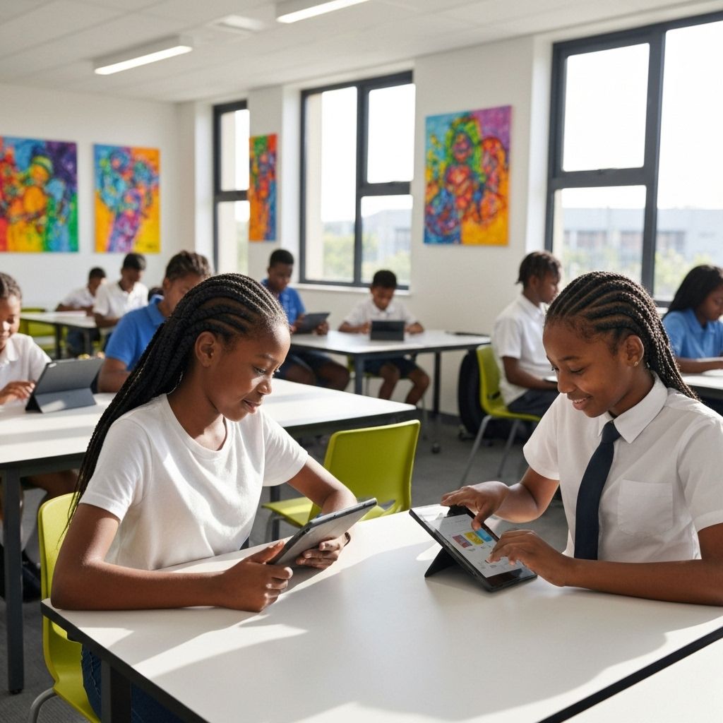 Modern African Classroom